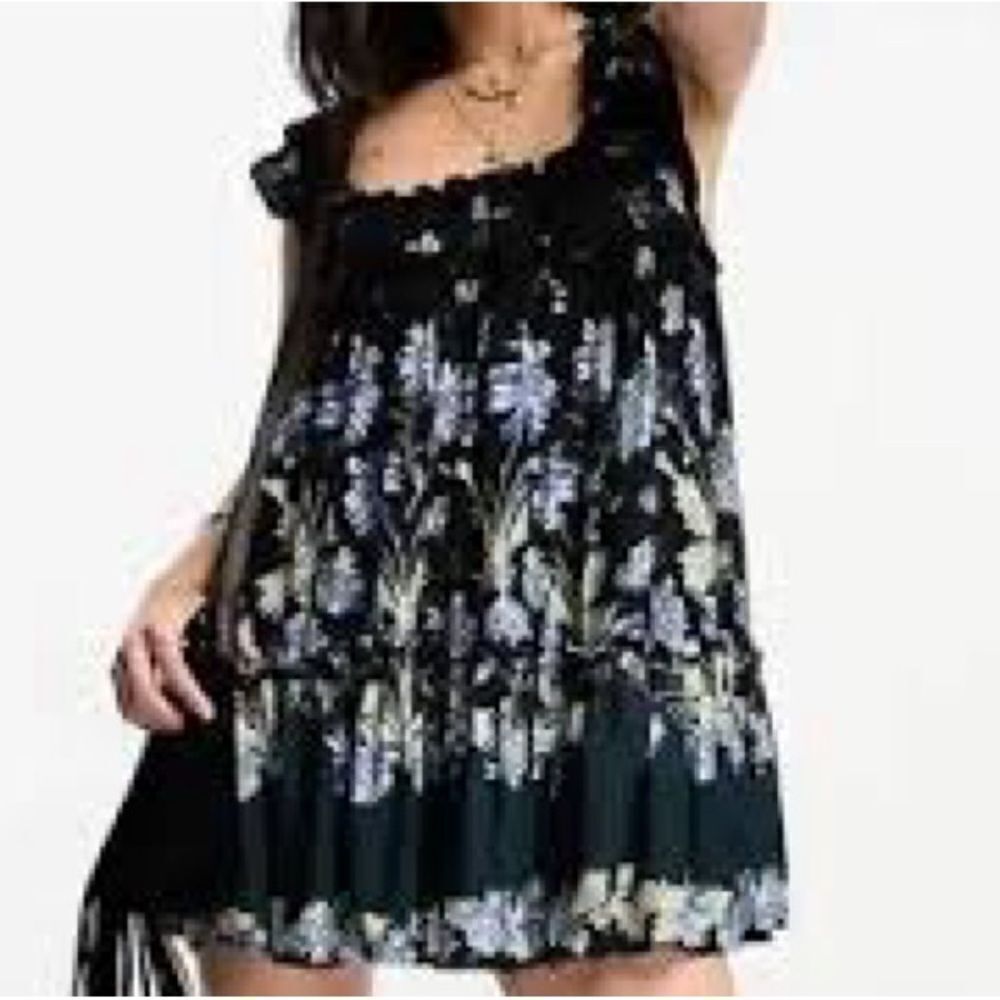 Intimately by Free People Bali Wild Daisy tiered slip dress XS